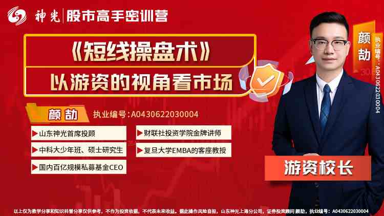 2025神光颜劼短线操盘术系统课小班课指标日报全套课程包更新（新一期已开始）